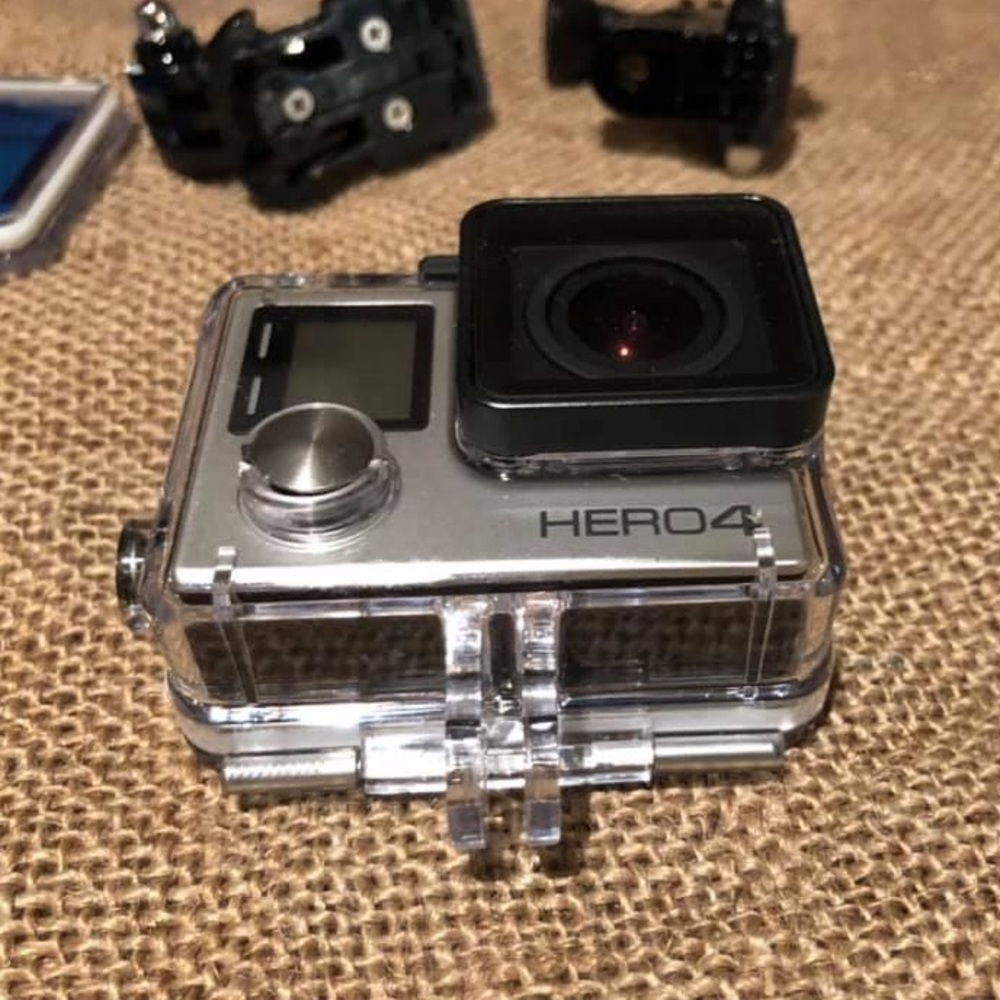 Go Pro Hero 4 with accessories